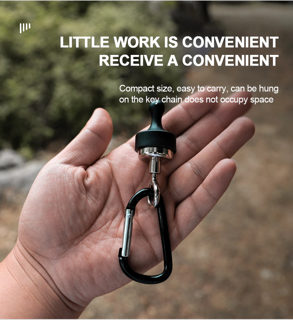 Cheap Goat Tents Camping Magnetic Hook Multifunction Outdoor Tent Canopy Carabiner Magnet Hanger Buckle Fishing Lantern Holder Hanger Hook Tools   